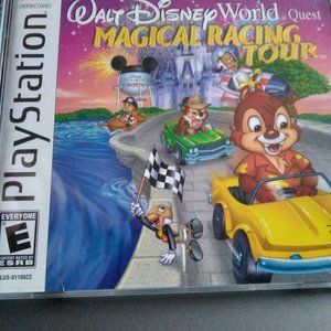 Playstation Disney Walt Disny World Quest Magical Racing Tour game Collectors Ed